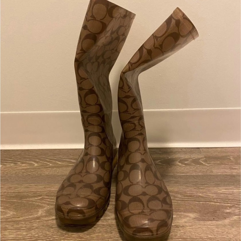 Coach rain boots